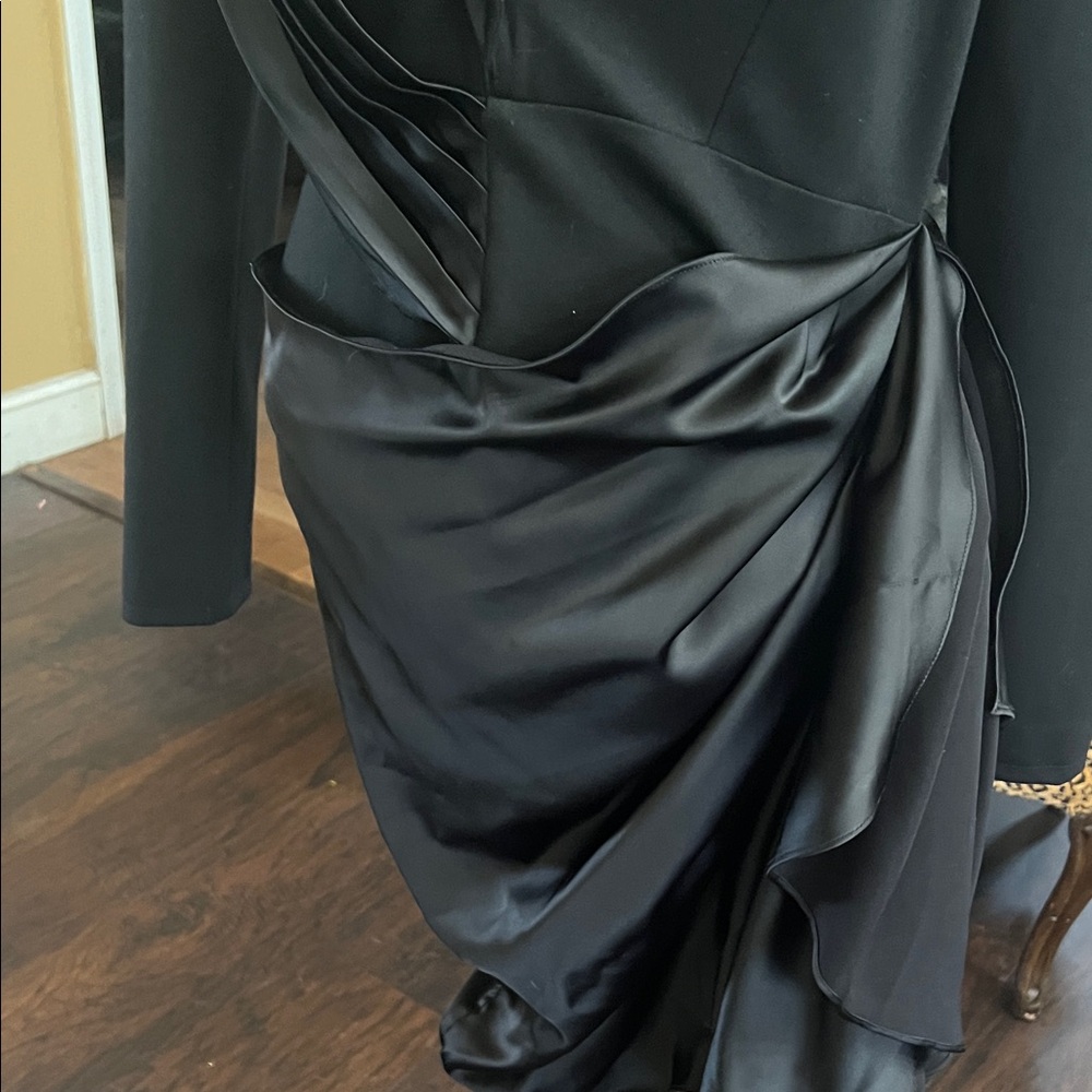 Fashion Nova Elegant Black Long Sleeve Dress - Picture 10 of 11